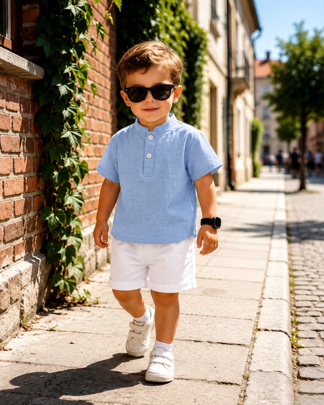 Chemise Aslan — Bleu ciel