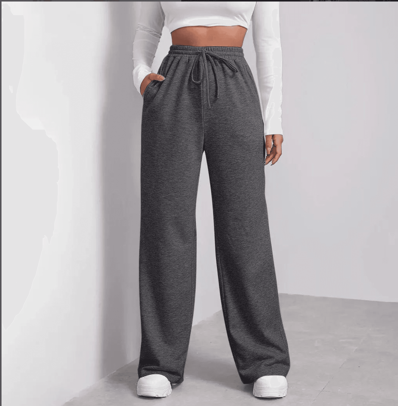 Pantalon Jogging Dima Chic — Gris foncé